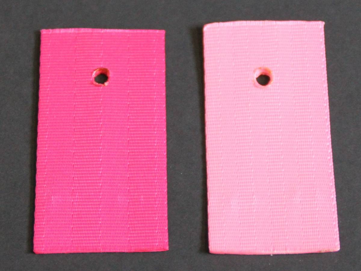 スズキ　カプチーノ　カスタムシートベルト　シートベルト巻き直し施工　左右セット_左ピンク/右薄ピンクになります。