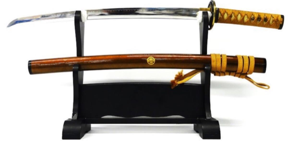 室内搬入設置無料 木製の模造刀(全長約72cm) - 武具