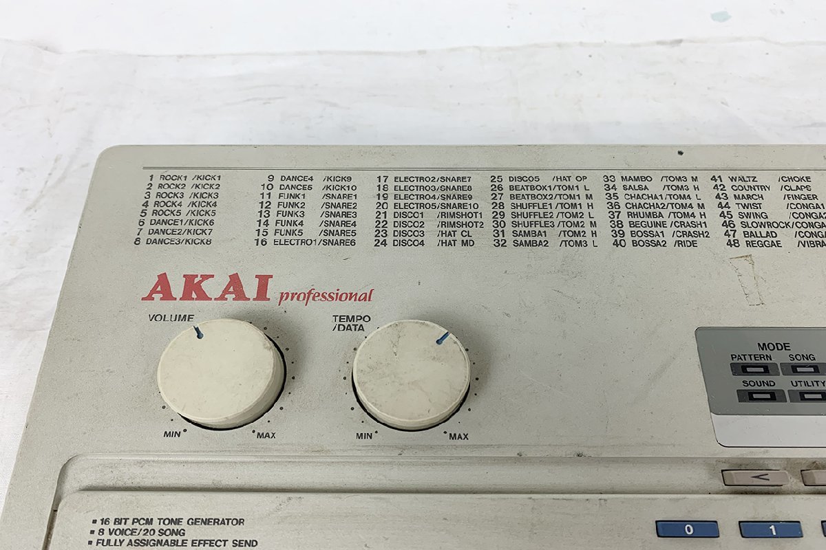おトク情報がいっぱい! XR10 XR10 値下げ【PCMドラムマシン】AKAI www