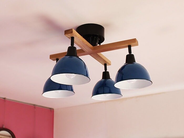 BR0133_AS◆モデルR展示品◆メルクロス◆GENDER WOOD ROD CROSS 4CEILING LIGHT◆シーリングライト◆W570 H350 D570