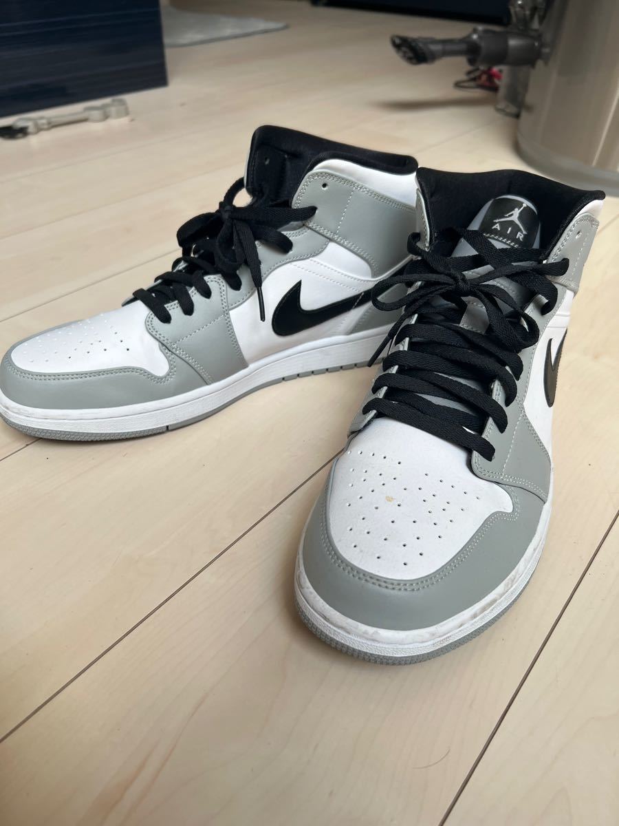 NIKE エアジョーダン1 ライトスモークグレー メンズファッション ...