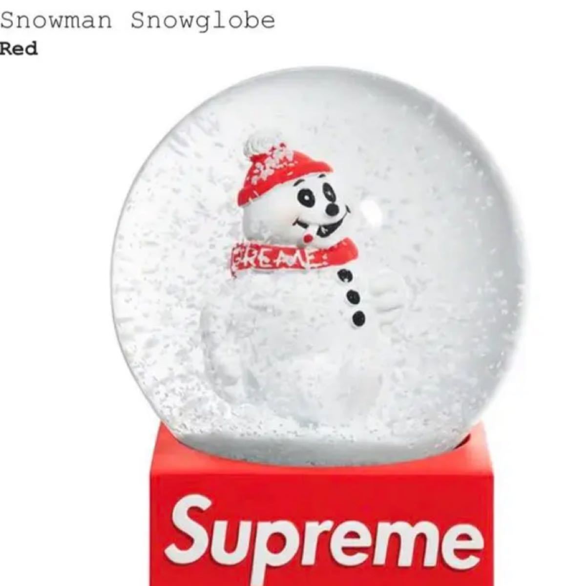 Supreme Snowman Snowglobe スノードーム　スノーグローブ