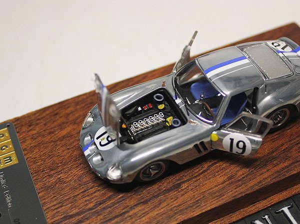 △超絶版!Chrome Silver!全開閉!金属製!PGM 1/64 フェラーリ