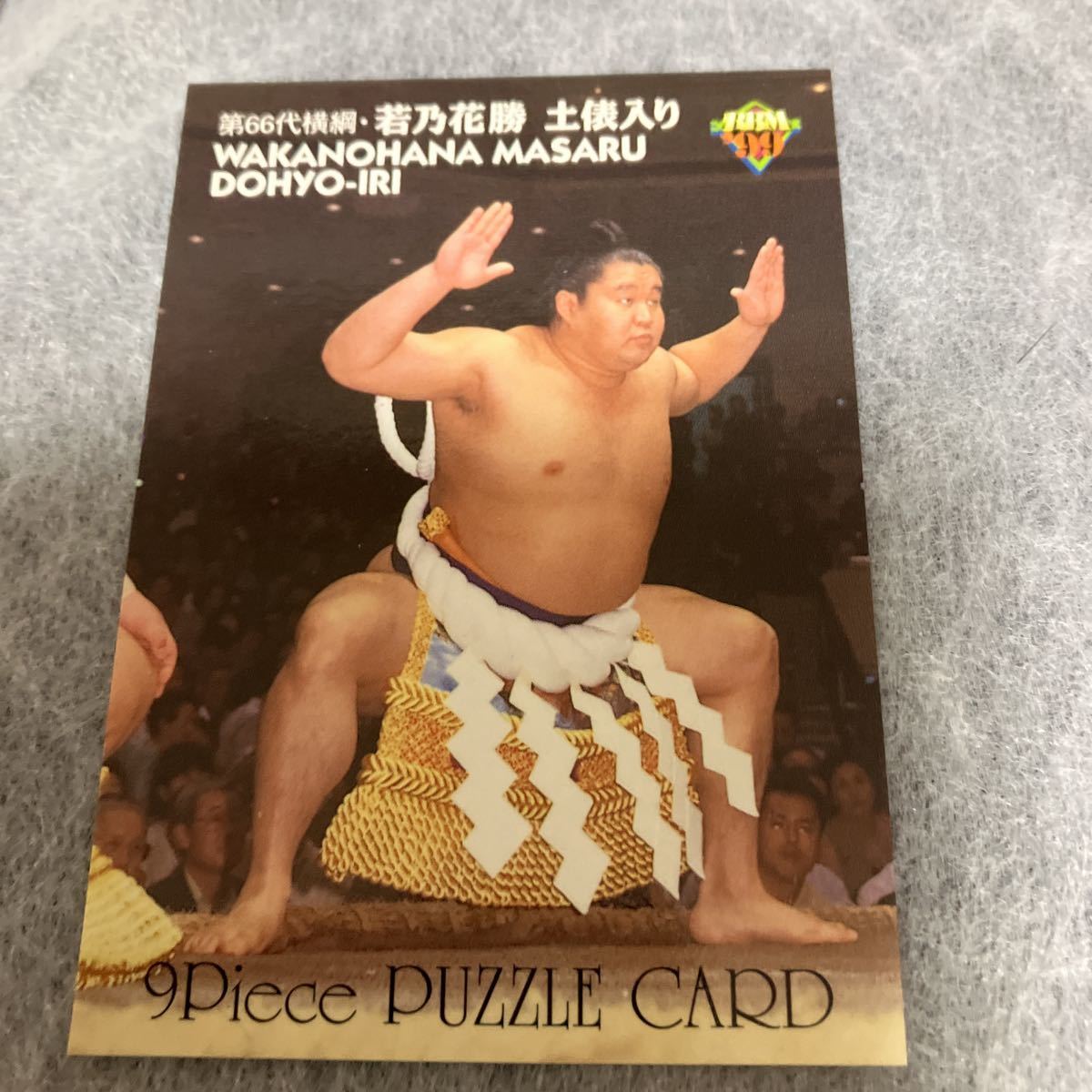 大相撲カードBBM 99 若乃花　土俵入りカード_画像1