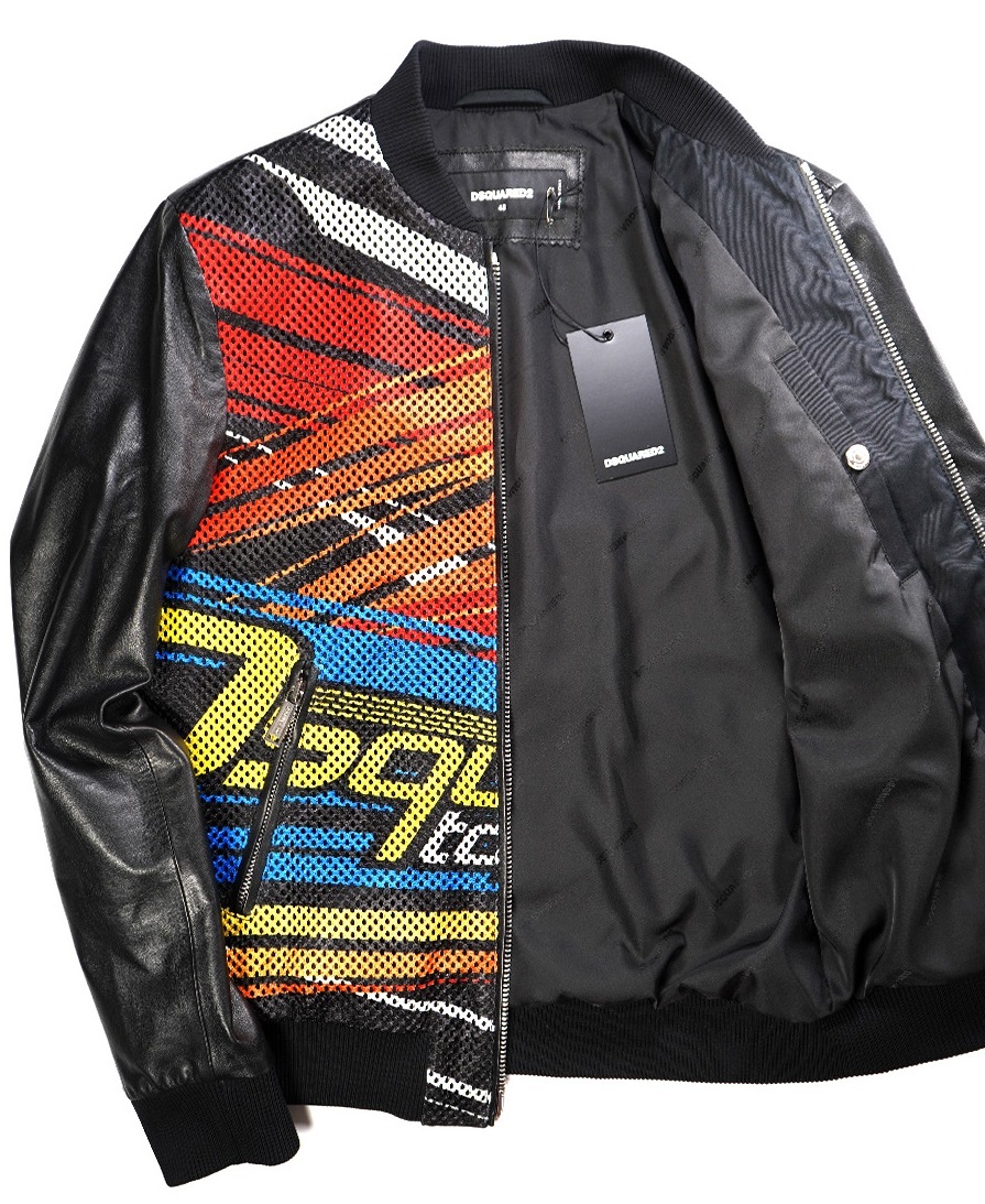 新品32.7万【 DSQUARED2 ディースクエアード 】伊製/19SS/贅沢な艶を