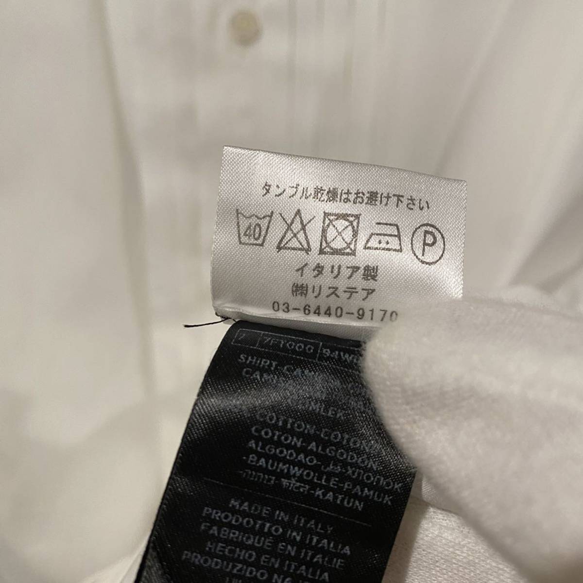 トムフォード プリーツ フォーマルシャツ TOM FORD PLISSE EVENING