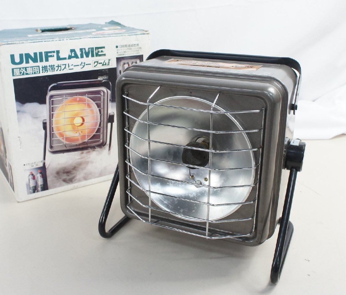 11□【】UNIFLAME ユニフレーム ハンディ ガスヒーター ワーム2 UW-202