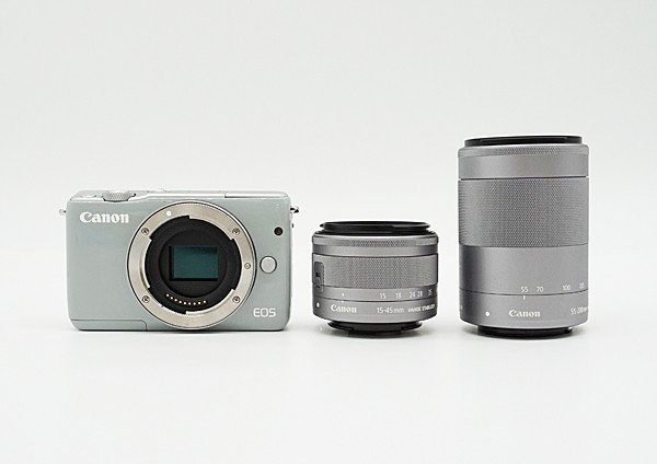 ◇美品【Canon キヤノン】EOS M10 ダブルズームキット ミラーレス一眼