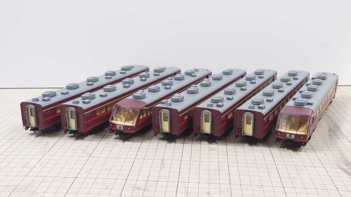 トラムウェイ サロンエクスプレス東京 フル編成 SHINMEIMODEL製車端パーツ取り付け済み