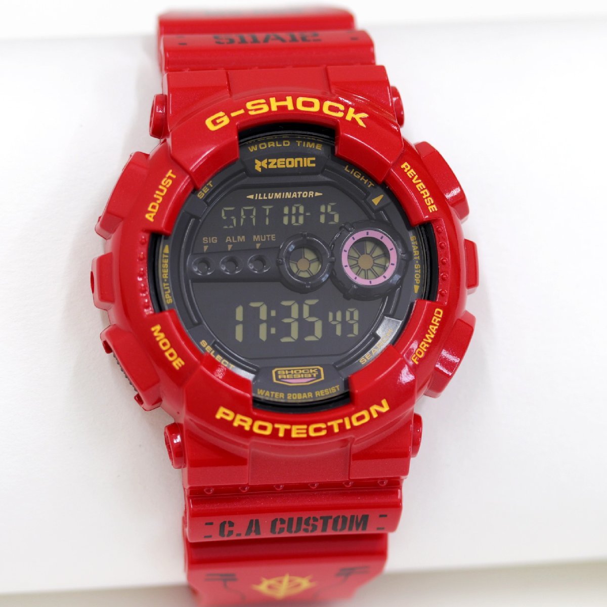 カシオ G-SHOCK Gショック ガンダム35周年記念 シャアー専用 GD-100