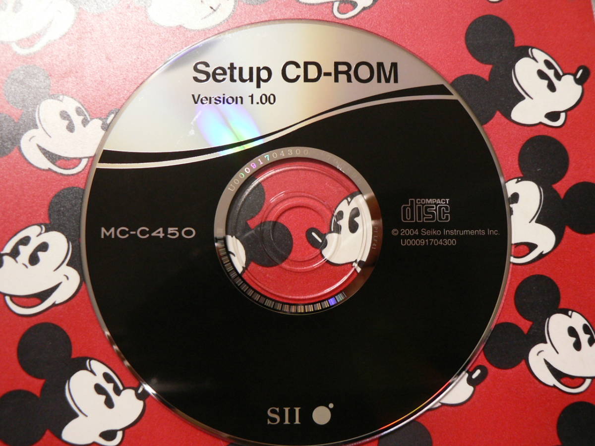 送料最安 120円 CDS20：C@rd-H64 セットアップディスク　各種バージョン　バラ売り　by SII(SEIKO Instruments Inc._・20-04：MC-C450　　V.1.00