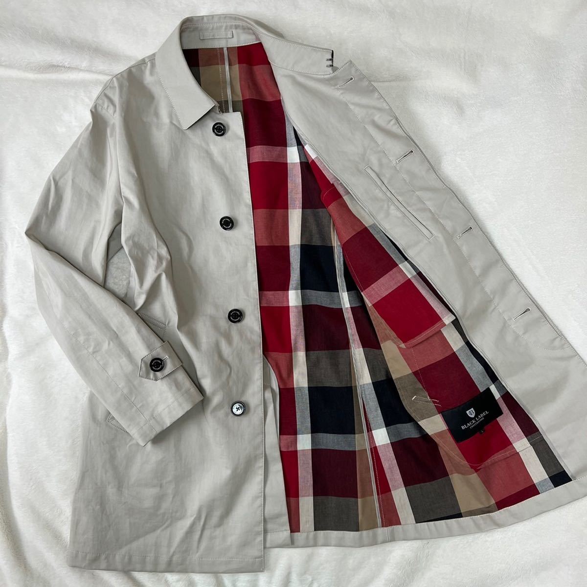 ☆美品☆ブラックレーベルクレストブリッジ ステンカラーコート