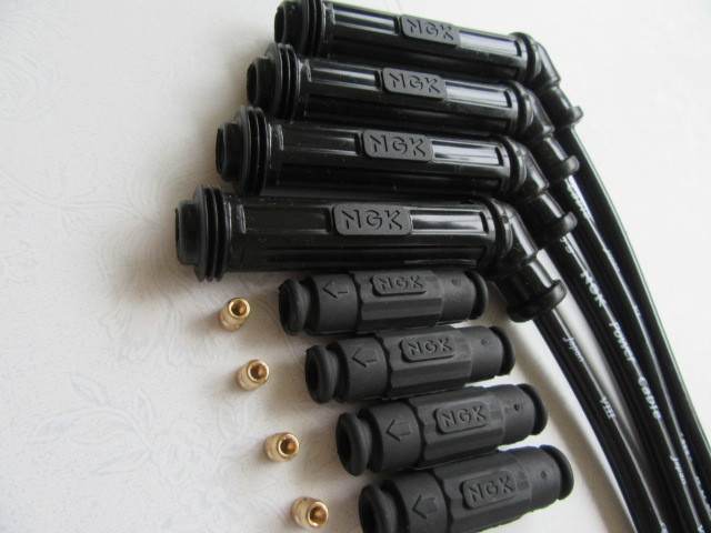  бесплатная доставка X4K NGK силовой кабель 4 комплект Suzuki GSX1100E/EF GSX1100S Katana VX800 штекер plug cord 