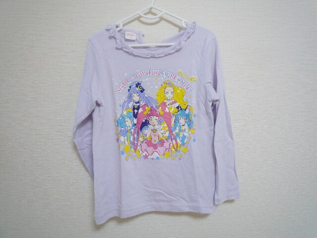  start u ink ru Precure long sleeve T shirt purple 120cm