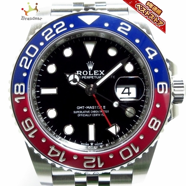 現金特価 品質のいい ROLEX ロレックス 腕時計■新品同様 GMTマスター2 126710BLRO メンズ 黒 style-ur.com style-ur.com