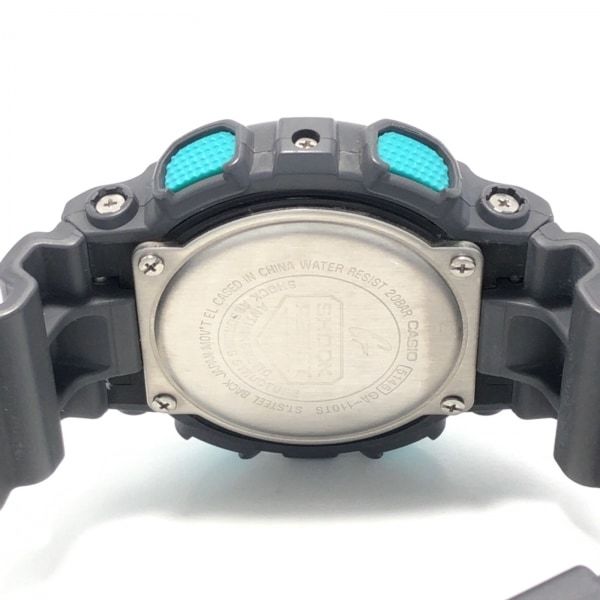CASIO(カシオ) 腕時計 G-SHOCK GA-110TS メンズ ダークグレー×ブルー_画像4