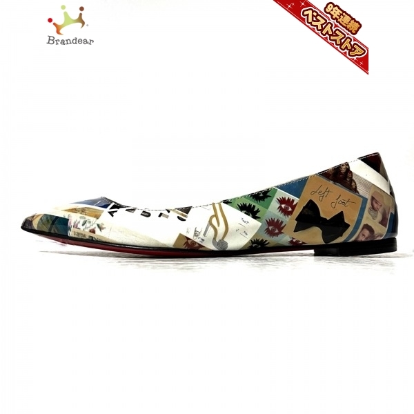 超お買い得!】 LOUBOUTIN CHRISTIAN クリスチャンルブタン フラット