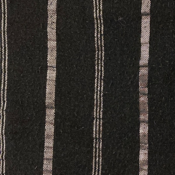 イザベルマランエトワール ISABEL MARANT ETOILE ロングスカート サイズ34 S - 黒×シルバー レディース ストライプ ボトムスの画像6