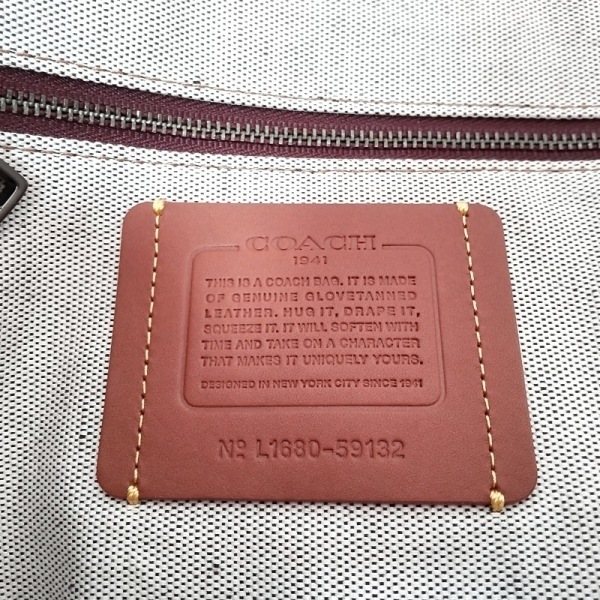 コーチ COACH ハンドバッグ 59132 - レザー ベージュ バッグ ...