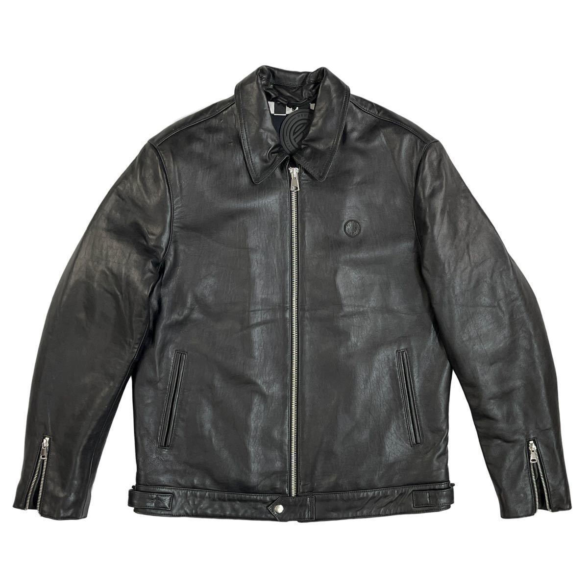 DEUS RIDERS JACKET 新品 デウス レザーライダースジャケット-