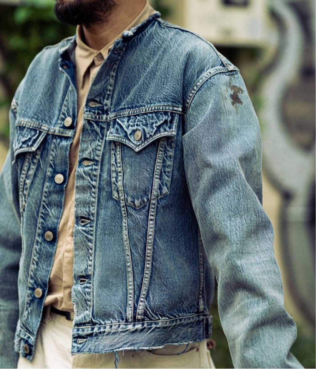 即 TOKiON × L'ECHOPPE × NEXUSVII. Trucker JKT Mod. size M トキオン