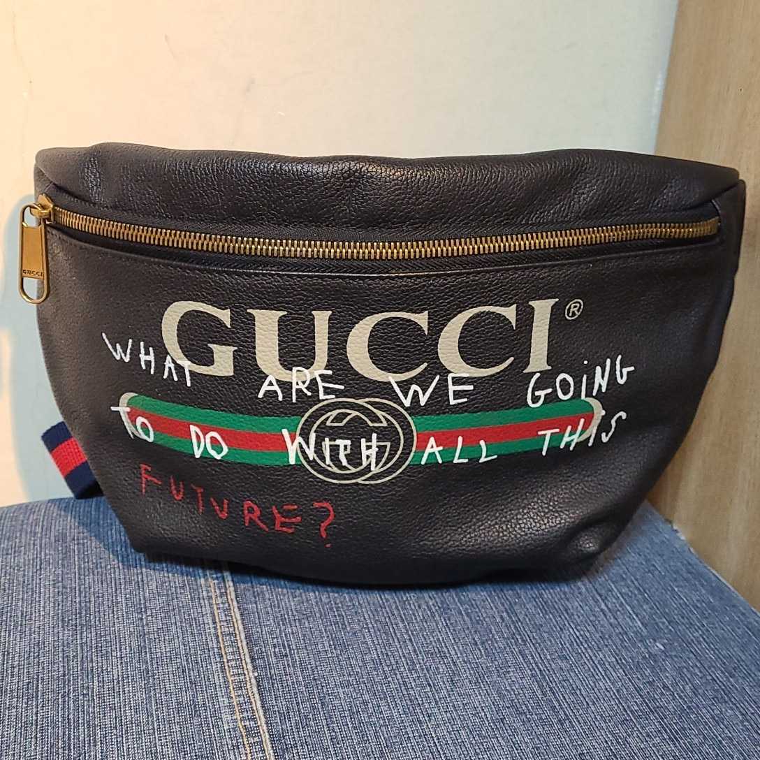 超希少 GUCCI × Coco Capitan ボディバッグ 493869《グッチ × ココ