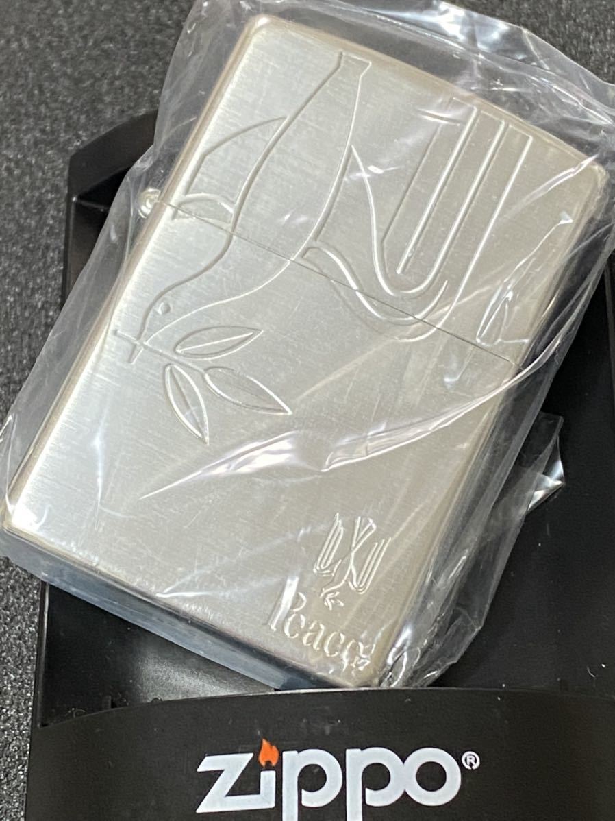 zippo ピース シルバー刻印 限定品 希少モデル 2015年製 Peace|PayPay