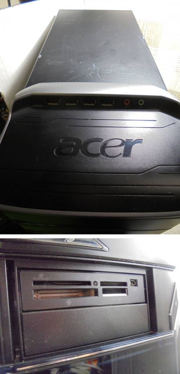 acer Aspire M5620 Windows10Home64bit/Core2 Q6600 2.4GHz/RAM:4GB/HDD:500GB/カードリーダー付き_画像6