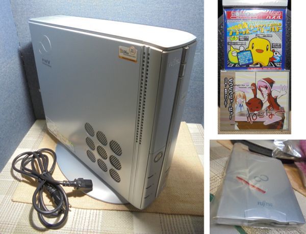 FMV DESK POWER CE50J7　WindowsXP pro /Windows98 デュアルブート/Athlon 2GHz/512MB/82GB／SCSIカード認識動作OK_画像1