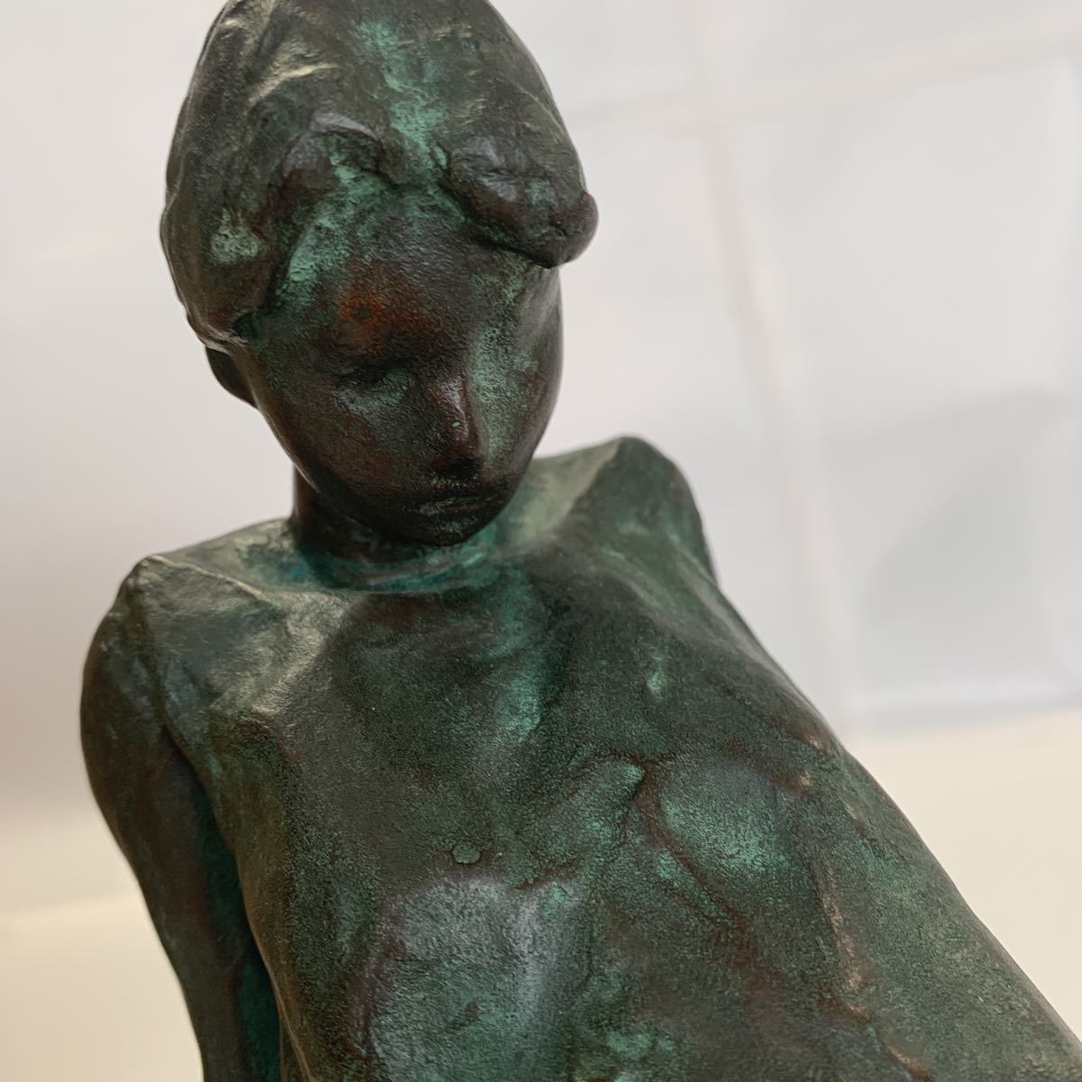 黒田嘉治 ブロンズ 少女像 高さ約30cm | web.hauscenter.com.bo