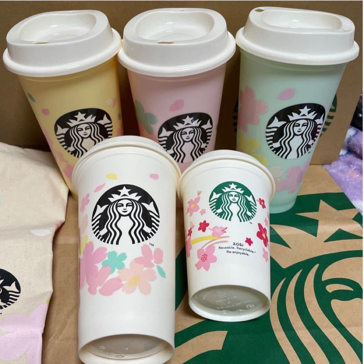 スタバ さくら SAKURA2020 リユーザブルカップ473mlセット スタバ さくら SAKURA2020 リユーザブルカップ473mlセット