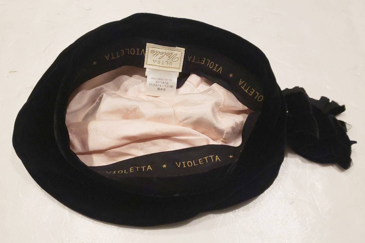 Ultra Violetta ベロア帽子_画像5