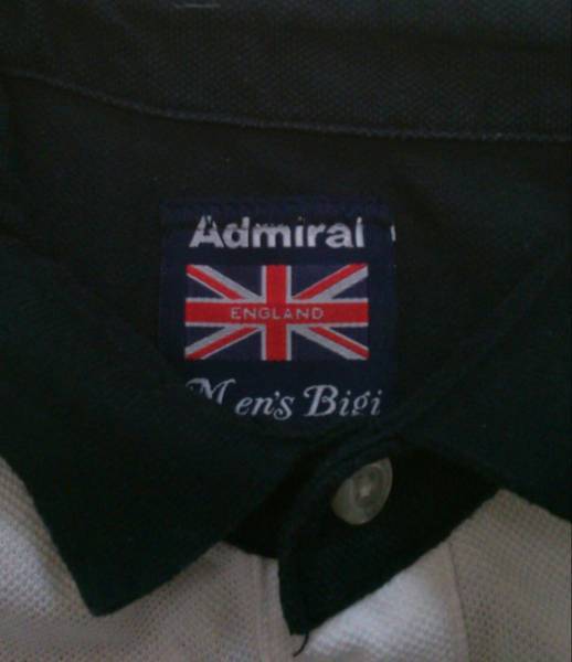 Admirai × メンズビギ　 Wネーム イングランド ポロシャツ_画像3