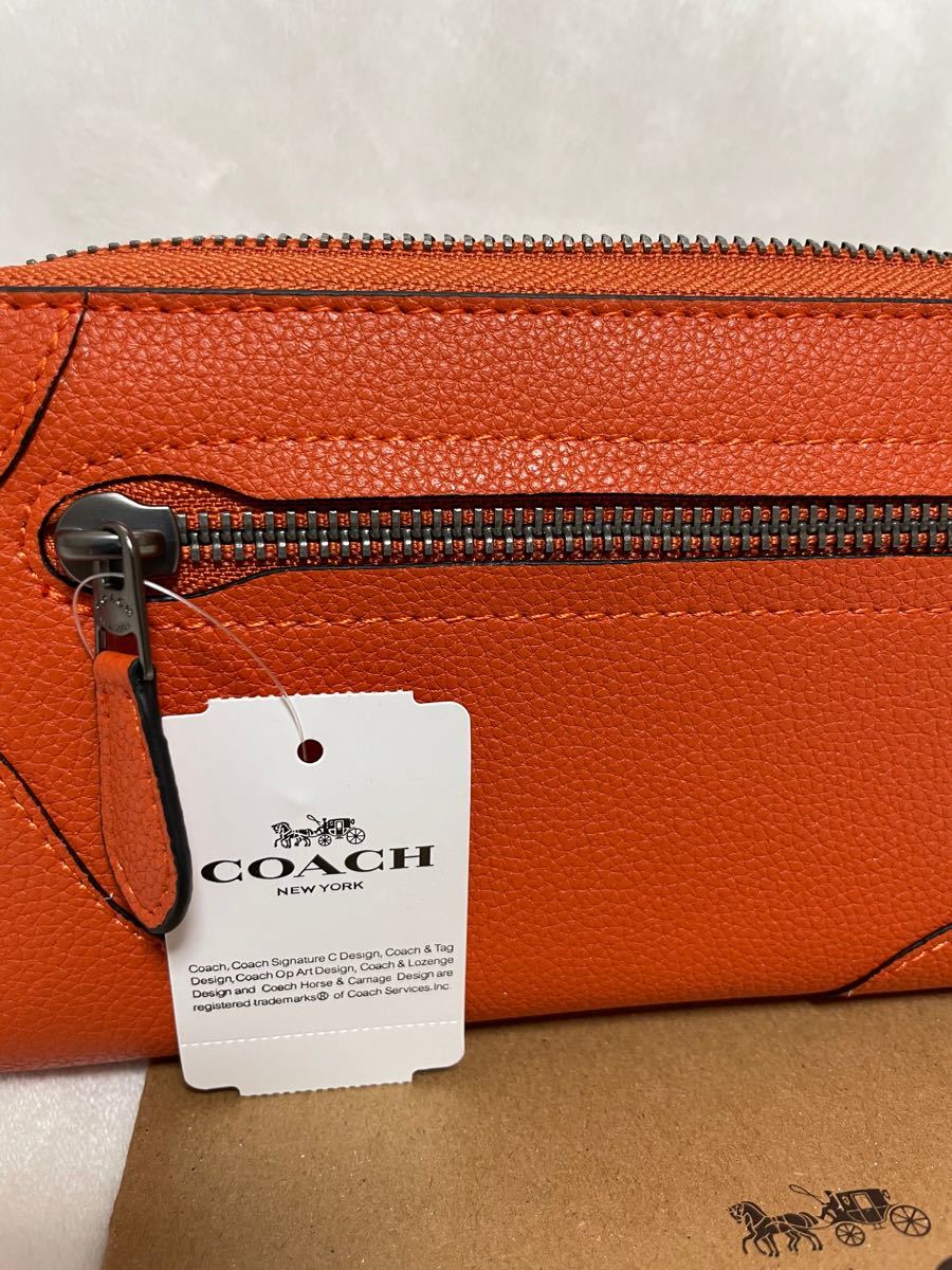 COACH コーチ 新品 財布 メンズ 小物 迷彩 レディース 長財布 柄 63