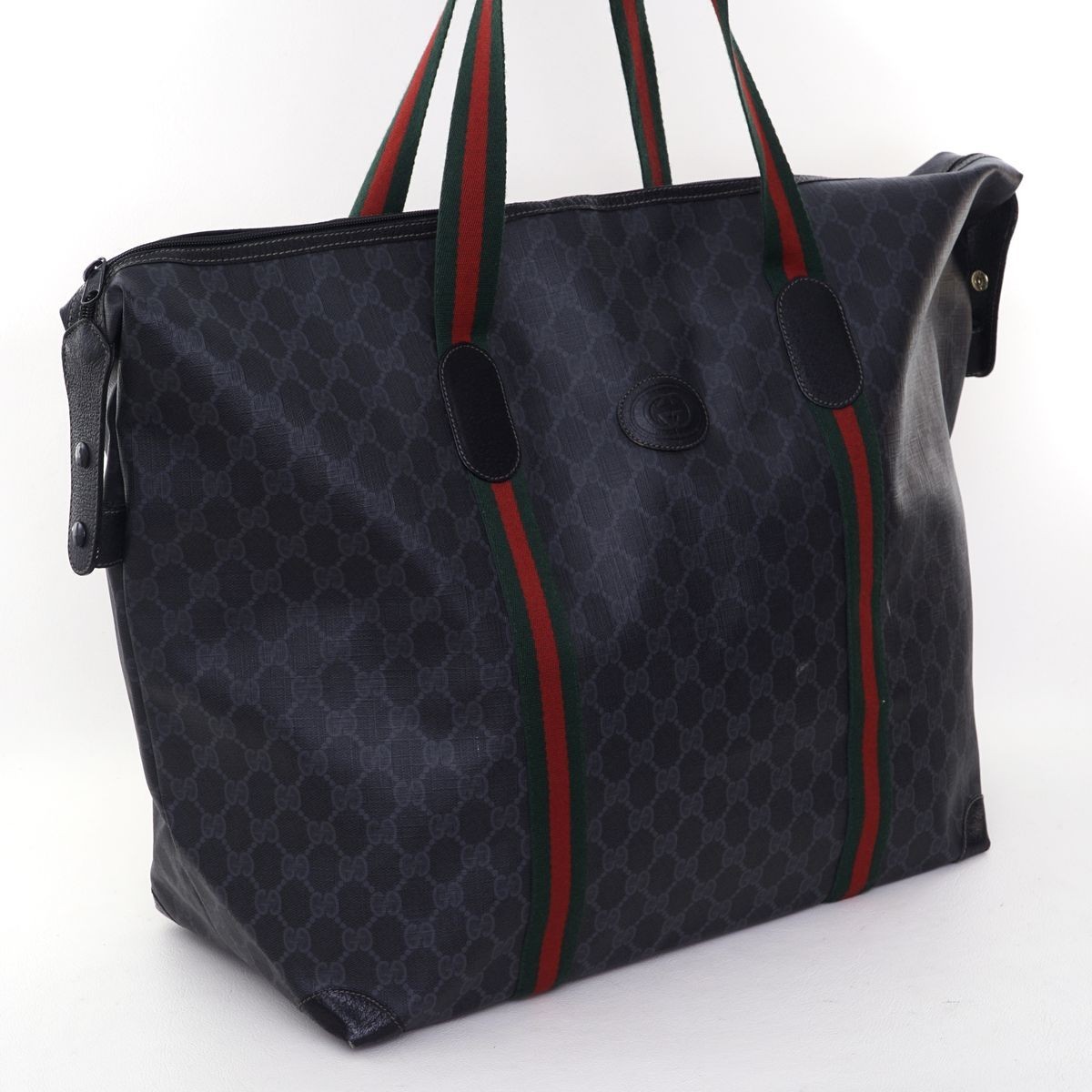 極美品】グッチ GUCCI オールレザー シェリーライン ボストンバッグ