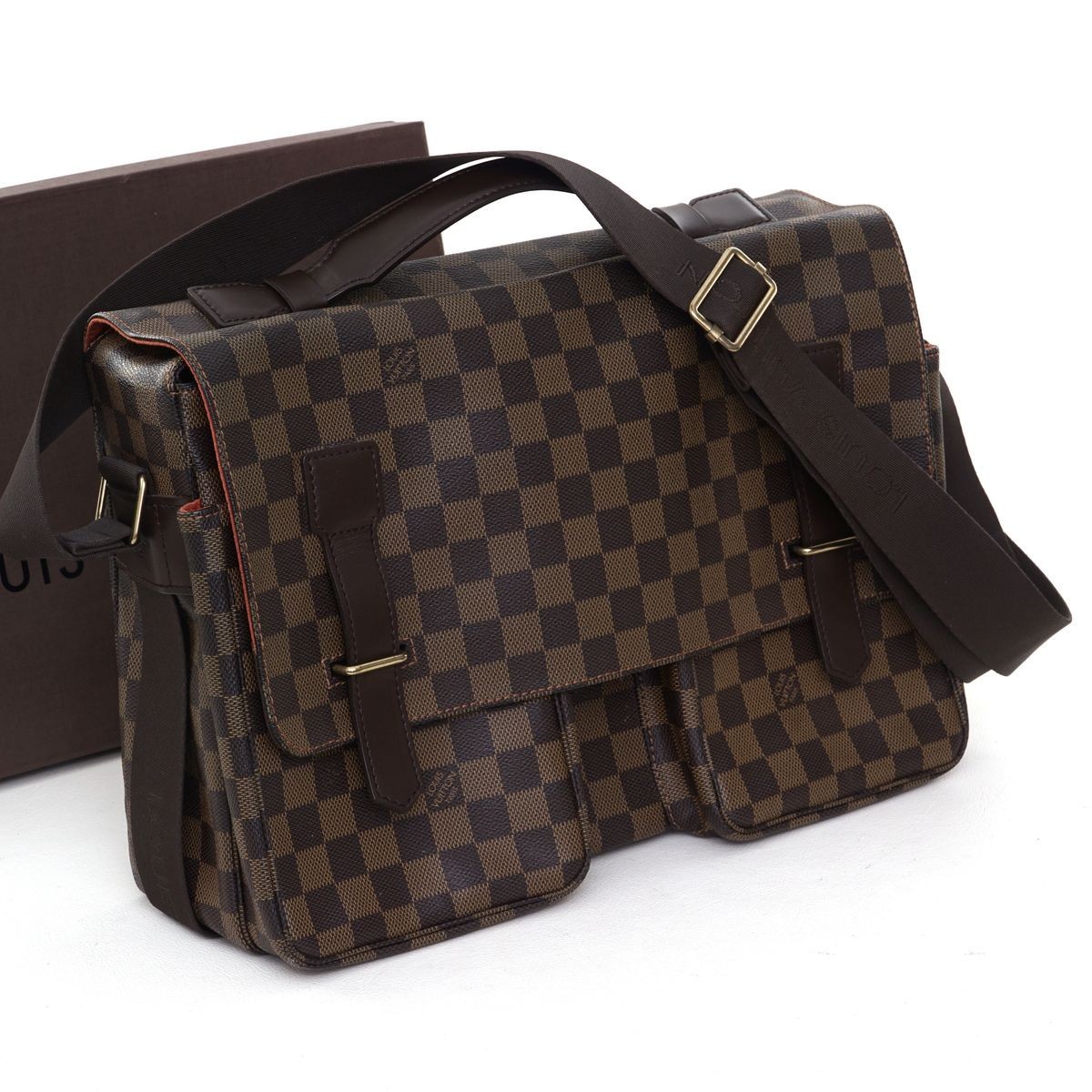 極美品】ルイヴィトン Louis Vuitton ダミエ ブロードウェイ エベヌ