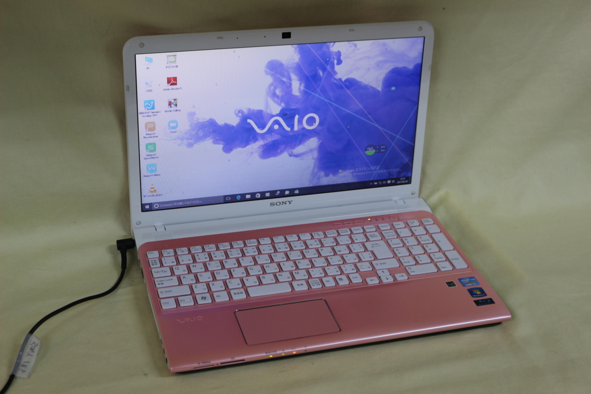 特売 HD 15.5inchワイド 750GB 4GB COREi7 Windows10 SVE15119FJP VAIO