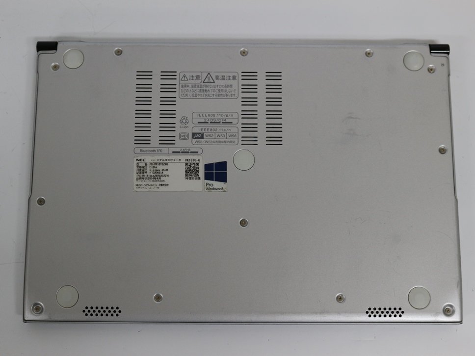 ジャンク品 ノートパソコン 13.3インチ NEC VersaPro VG-G PC-VK18TGZNG Core i5第3世代 4GB SSD無 HDMI対応 USB2.0,3.0対応 起動確認済 _画像9