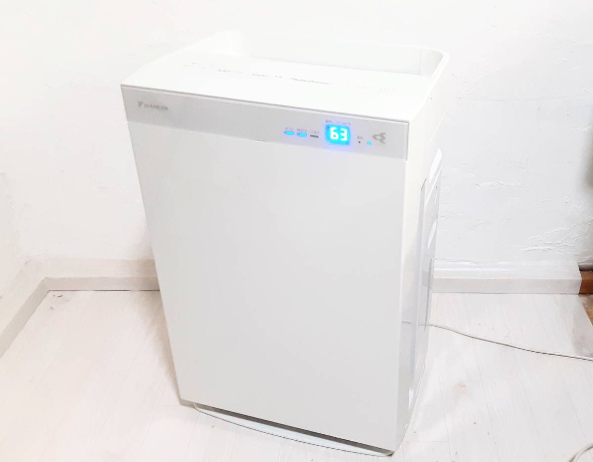 【美品】ダイキン 加湿空気清浄機 MCK70UKS-W 2018年製 DAIKIN/ダイキン MCK70UKS-W加湿空気清浄機 ホワイト2018年製
