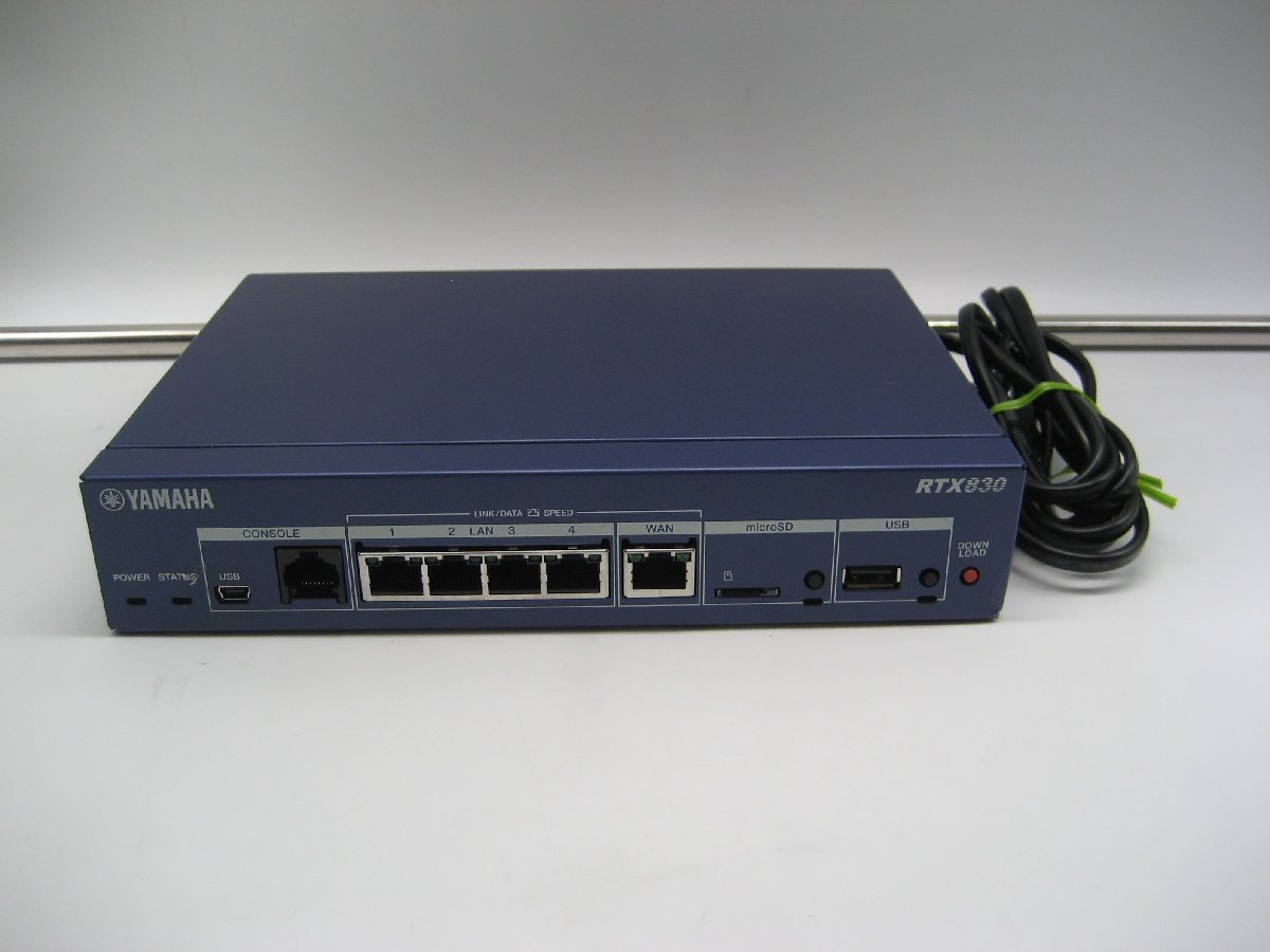 YAMAHA/ヤマハ◎ギガアクセスVPNルーター◎RTX830◎初期化済み K1408 YAMAHA/ヤマハ◎ギガアクセスVPNルーター◎RTX830◎初期化済み K1408