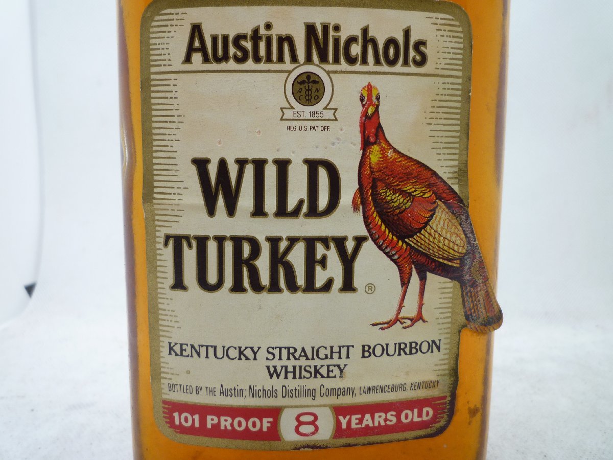 未開栓 古酒】【1000円スタート】WILD TURKEY 8年 ワイルドターキー