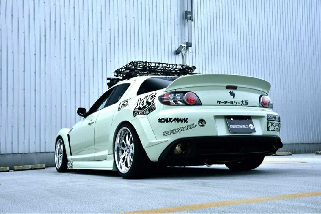 KRC│ワイドフェンダー リア│RX-8 前期│オーバーフェンダー│未塗装