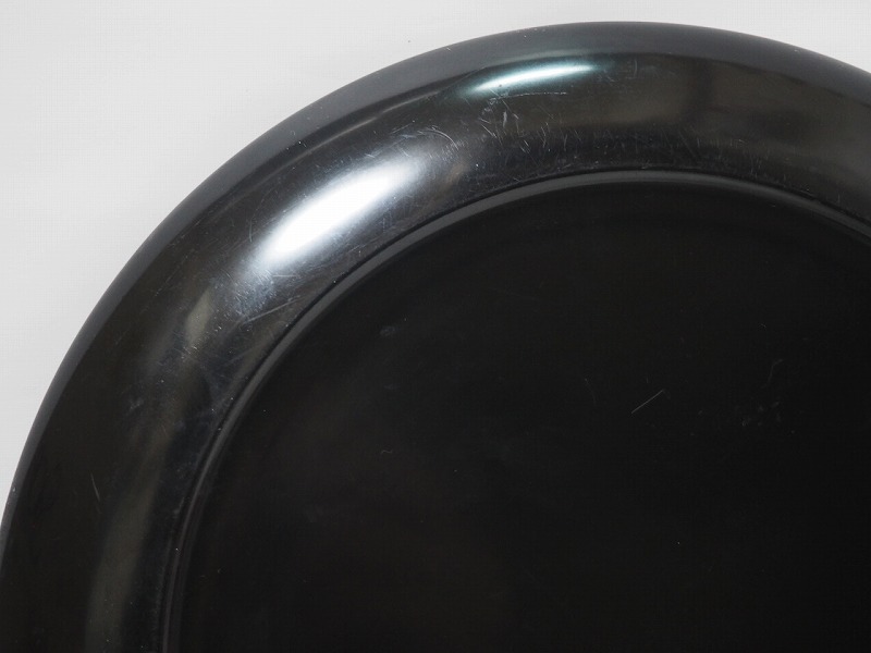 B0633. lamp lacquer ware hibiscus circle tray * direct 23.5. tea utensils . tea utensils tea utensils powdered green tea vessel tea . stone tea . tea. hot water lacquer lacquer ware tray decoration tray pastry tray dry confectionery tray 