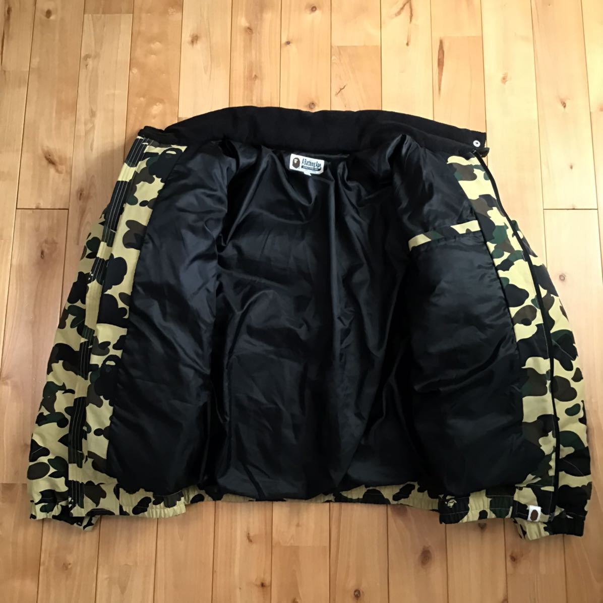 おトク】 ダウンジャケット yellow camo 1st Mサイズ wa0890 迷彩 ア