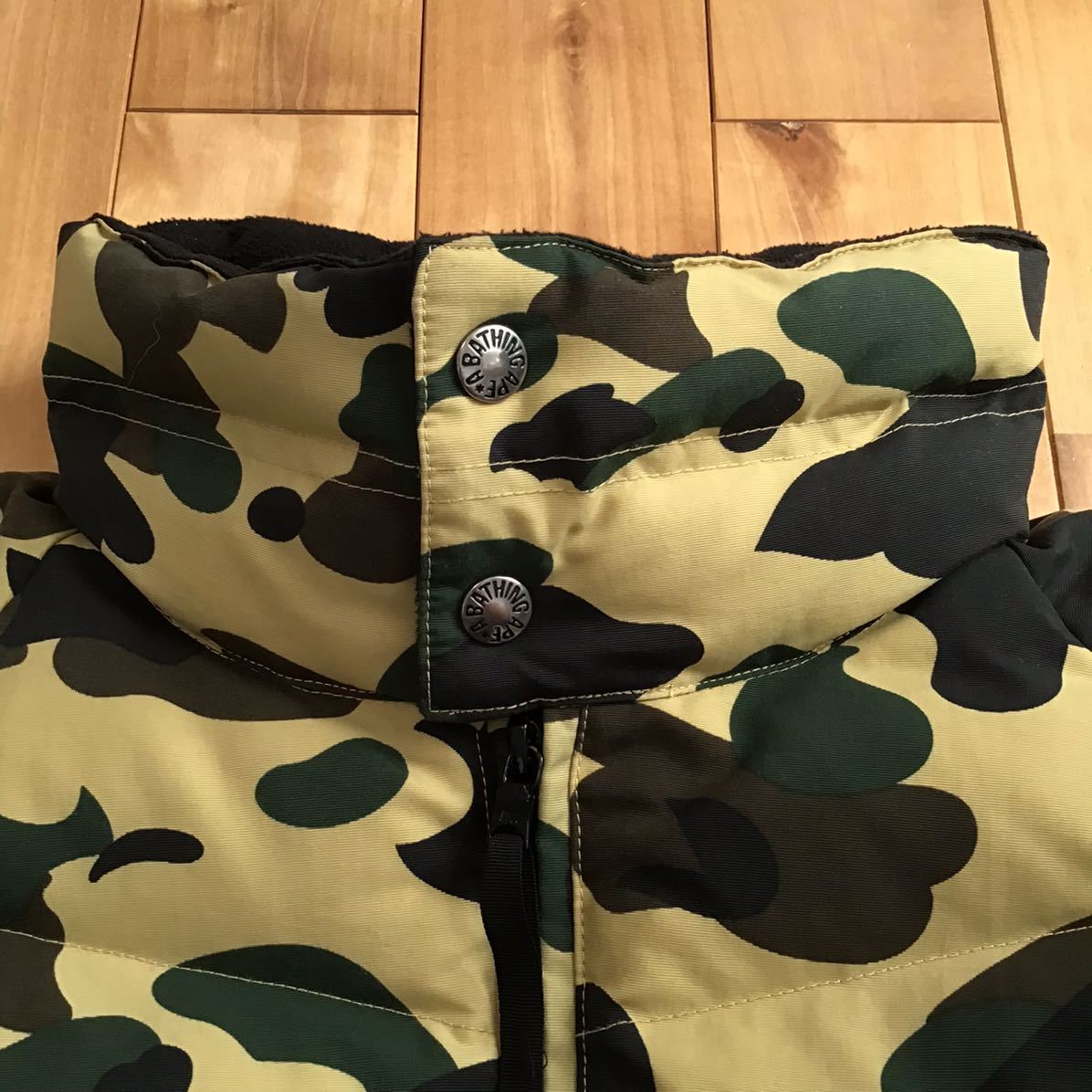 おトク】 ダウンジャケット yellow camo 1st Mサイズ wa0890 迷彩 ア