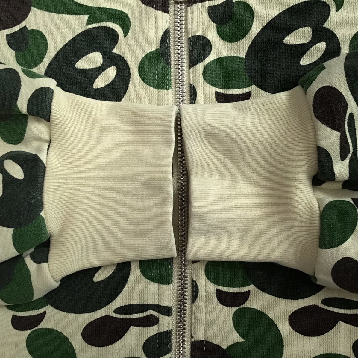 MILO BAPE camo スウェット ブルゾン Sサイズ a bathing ape マイロ エイプ ベイプ アベイシングエイプ 迷彩 NIGO u1012_画像5