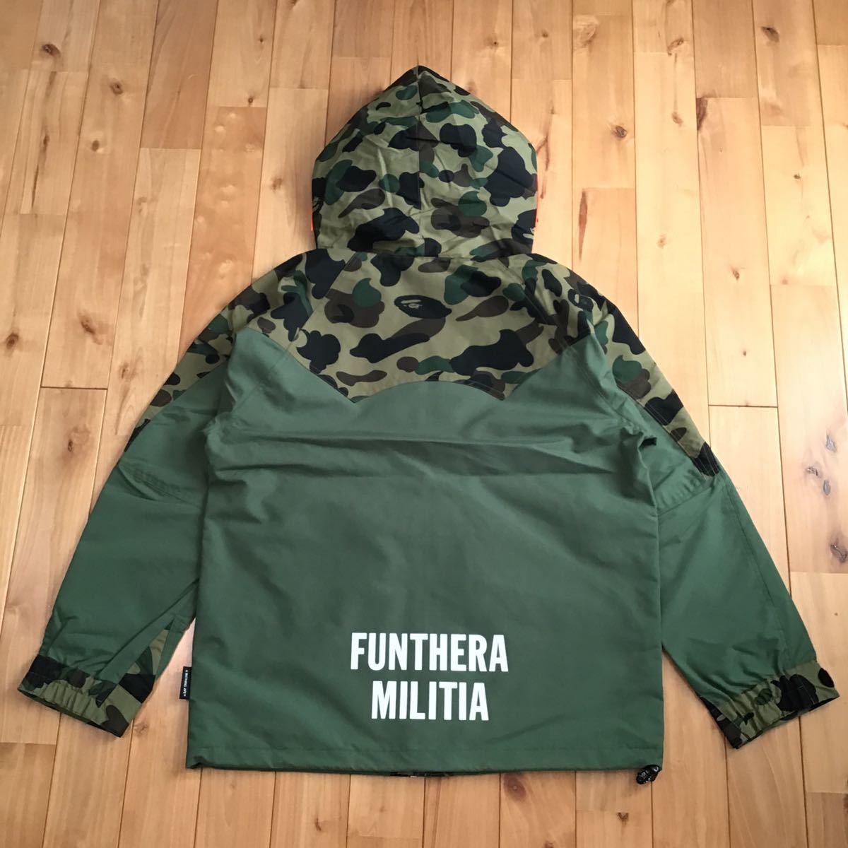 ★新品★ 1st camo タイガー スノボ ジャケット Lサイズ a bathing ape tiger hoodie snow board jacket BAPE パーカー エイプ ベイプ f02a_画像2