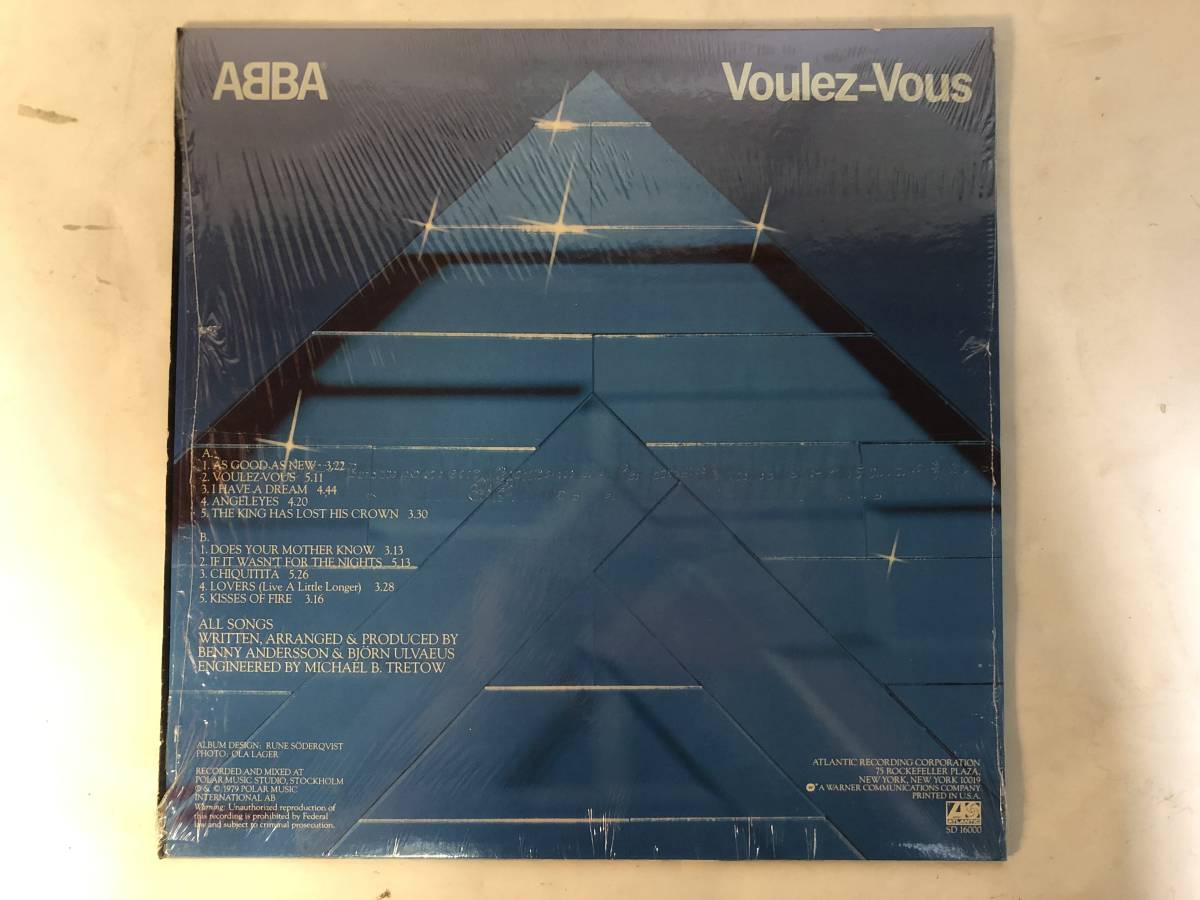 21027S US盤 12inch LP★ABBA/VOULEZ-VOUS★SD 16000_画像2