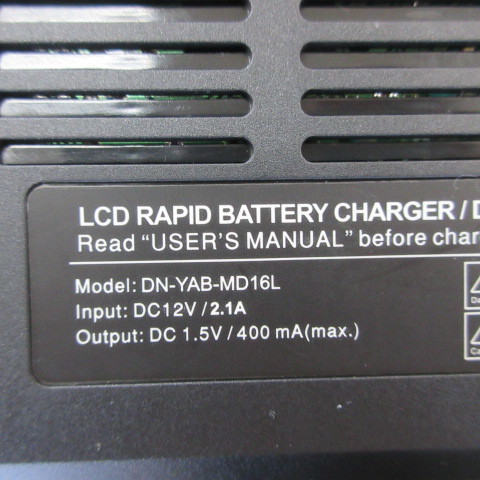 * LCD RAPID BATTERY CHARGER DN-YAB-MD16L 16ps.@ charger (.)