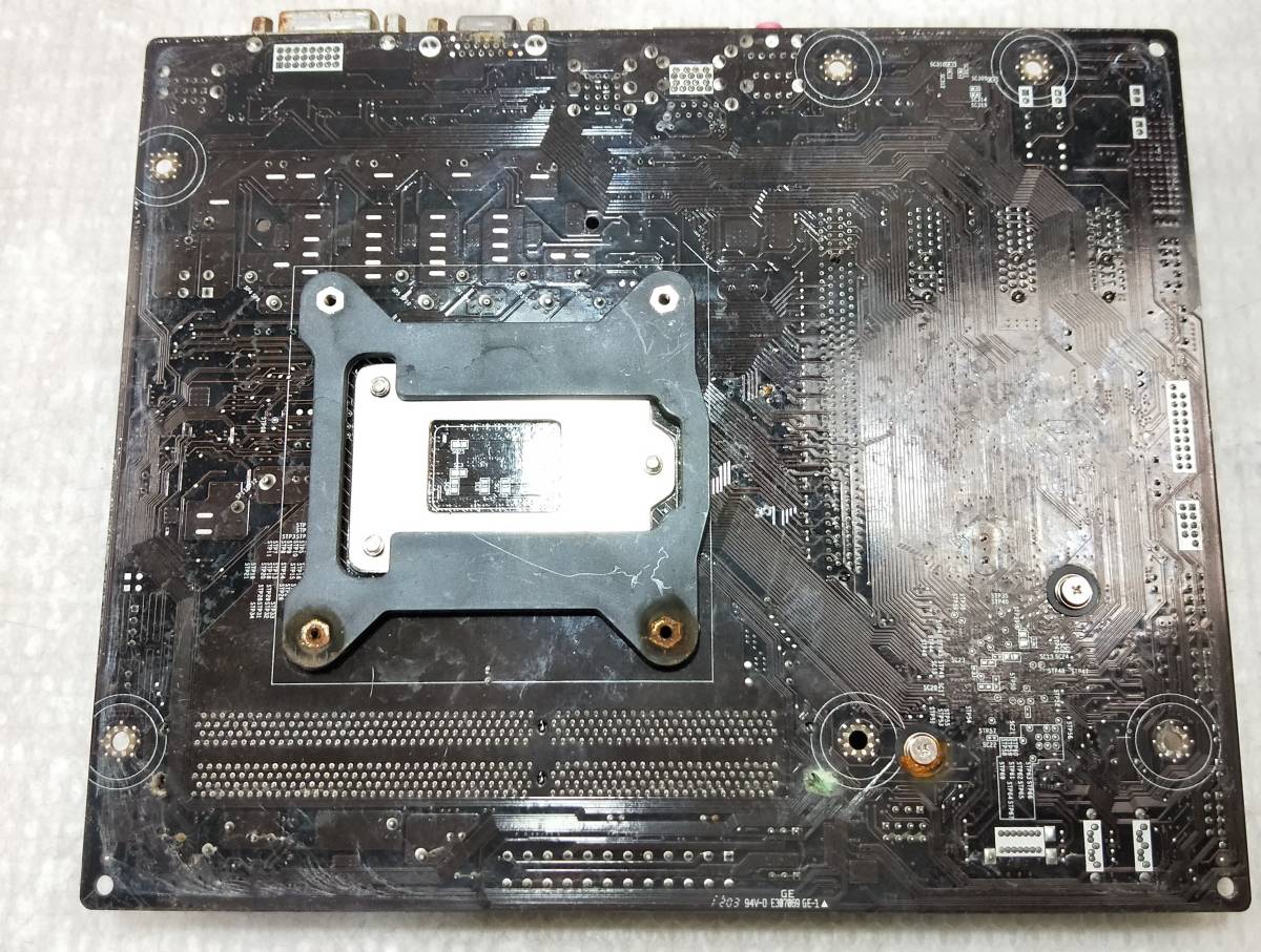 【中古パーツ】BIOS確認のみ、H61H2-M5 V:5.0 マザーボード　LGA1155 ■MB1585_画像2